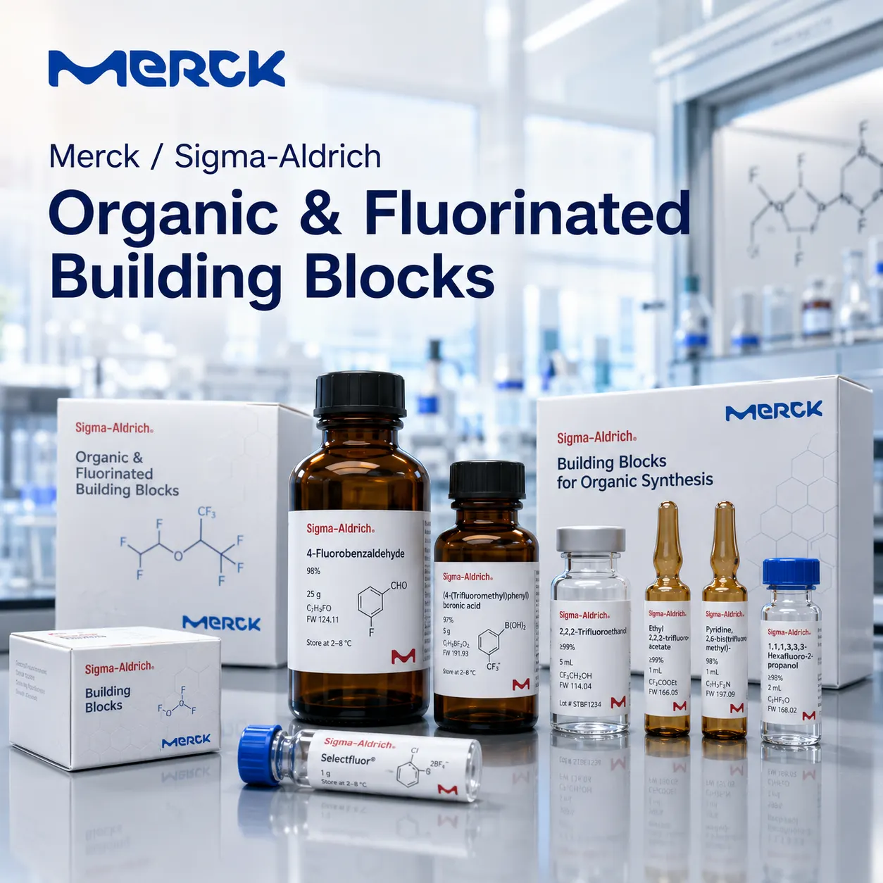 Merck / Sigma‑Aldrich Organic & Fluorinated Building Blocks